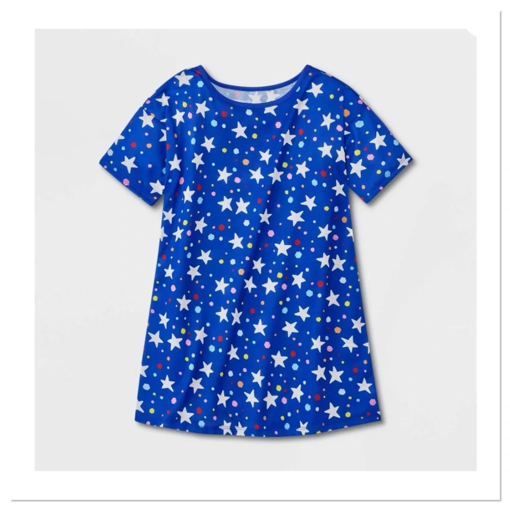 Girls Short Sleeve Night Gown Cat & Jack